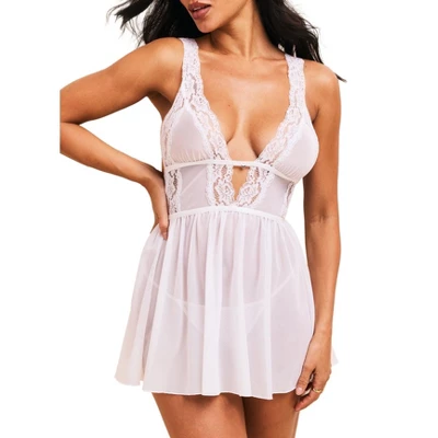 Adore Me Women's Adalee Babydoll Lingerie 6 Adore Me Women's Adalee Babydoll Lingerie - Image 6