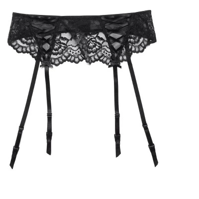 Adore Me Women's Enny Garter Lingerie 4 Adore Me Women's Enny Garter Lingerie - Image 4