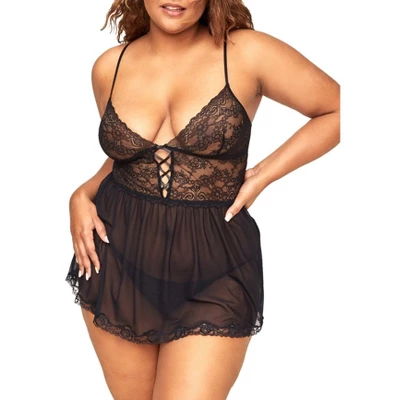 Adore Me Women's Yolandi Babydoll Lingerie 3 Adore Me Women's Yolandi Babydoll Lingerie - Image 3