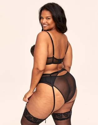 Adore Me Women's Tiana Garter Lingerie 1 Adore Me Women's Tiana Garter Lingerie