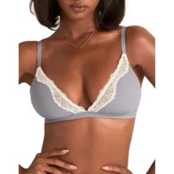 Adore Me Women's Rib Wireless Triangle Bralette -Adore Me Store GUEST aafd4522 b647 496a b3cd 791ddb3faac8