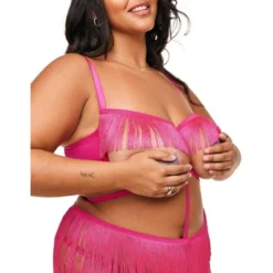 Adore Me Women's Neveah Bodysuit Lingerie 4X / Pink Yarrow. -Adore Me Store GUEST af288dc3 8951 4d51 80bb 93e4579a9115