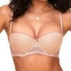 Adore Me Women's Kendil Balconette Bra 34B / Rose Smoke Beige